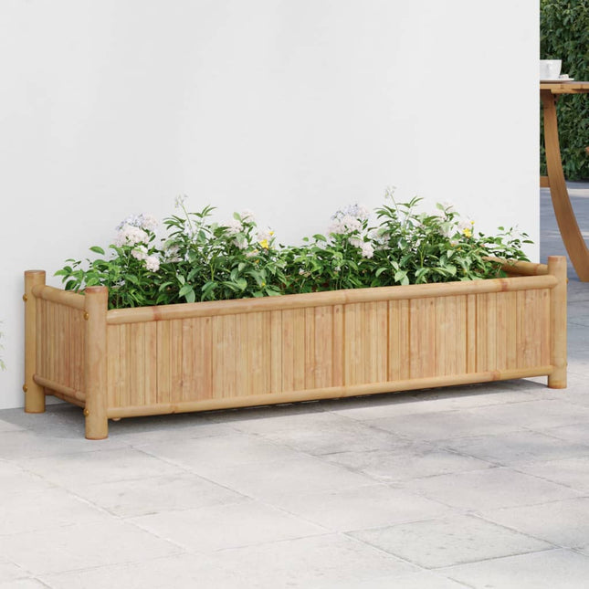 plantekasse 100x30x25 cm bambus