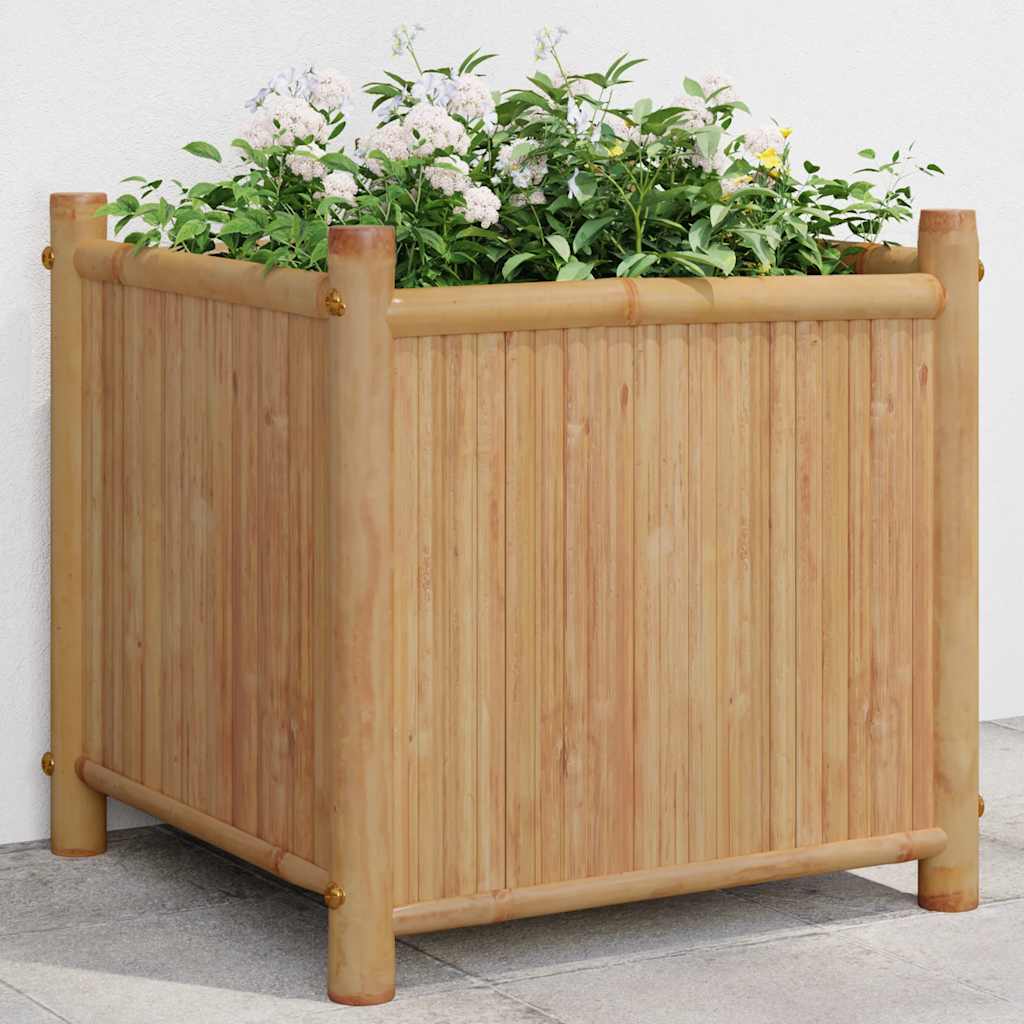 plantekasse 40x40x40 cm bambus