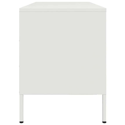 tv-bord 100,5x39x50,5 cm stål sort
