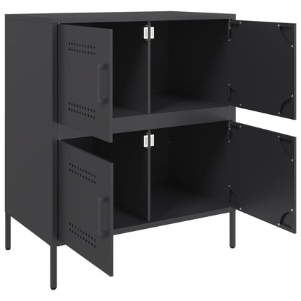 skænk 68x39x79 cm stål sort