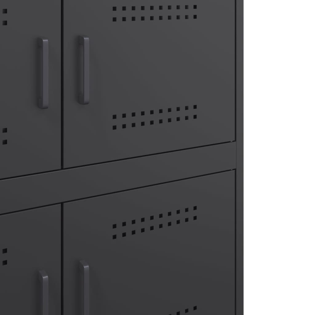 skænk 68x39x79 cm stål sort