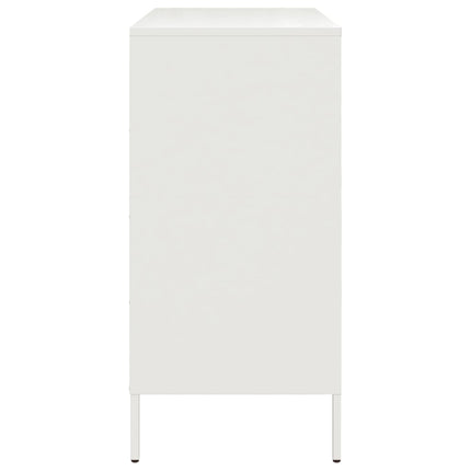 skab 68x39x79 cm stål hvid