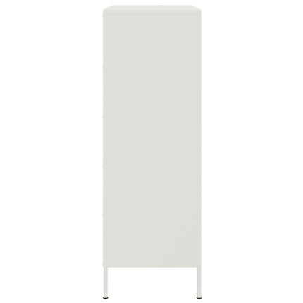 højskab 68x39x113 cm stål hvid