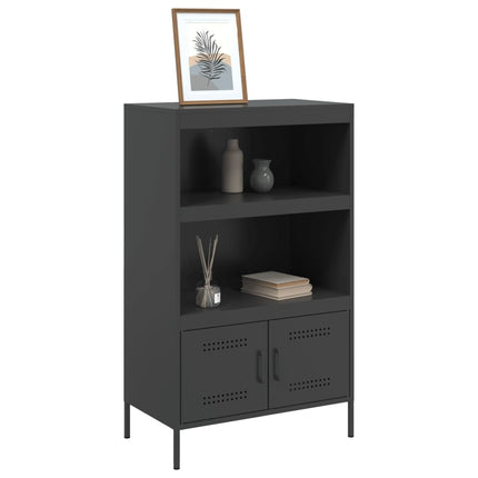 højskab 68x39x113 cm stål sort