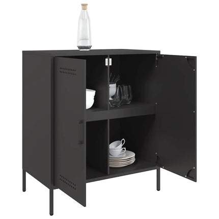 skænk 68x39x79 cm stål sort