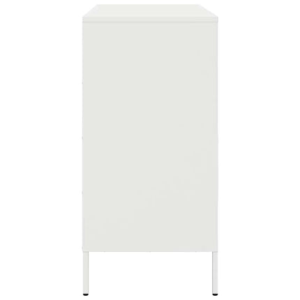 skab 68x39x79 cm stål hvid