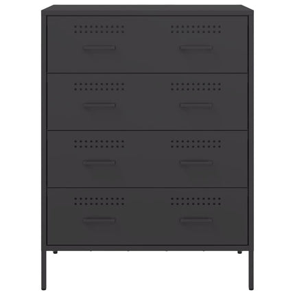 skænk 68x39x89 cm stål sort