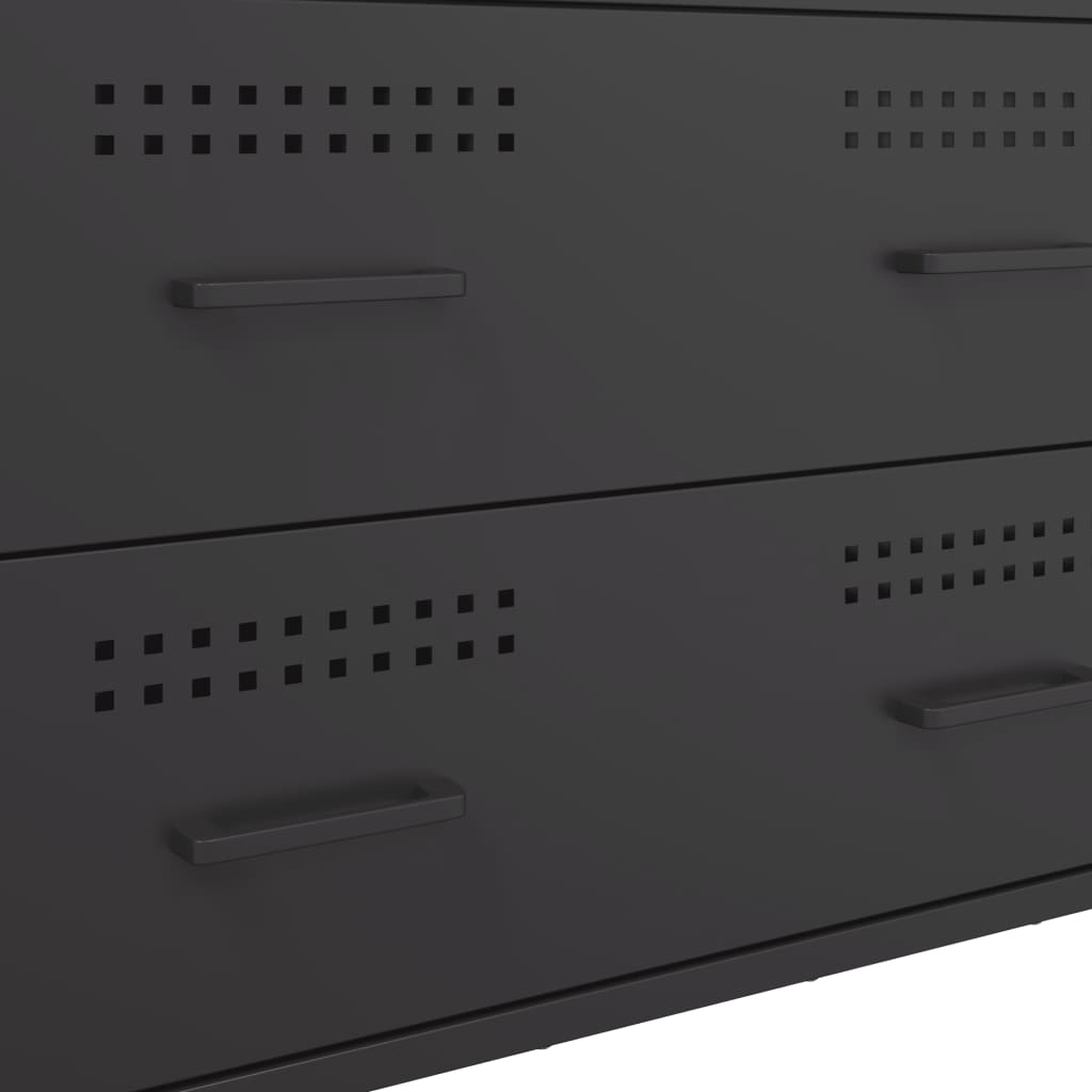 skænk 68x39x89 cm stål sort