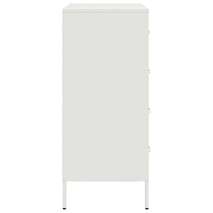 skab 68x39x89 cm stål hvid