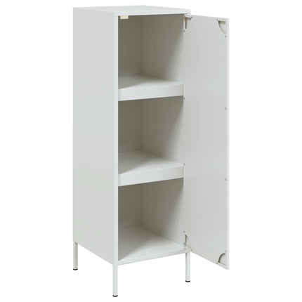 skab 36x39x113 cm stål hvid