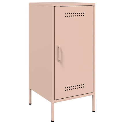 skab 36x39x79 cm stål lyserød