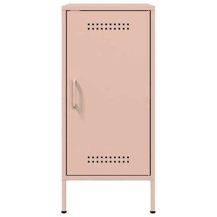 skab 36x39x79 cm stål lyserød