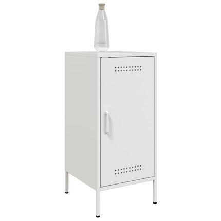 skabe 2 stk. 36x39x79 cm stål hvid