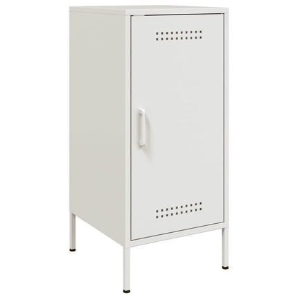 skabe 2 stk. 36x39x79 cm stål hvid