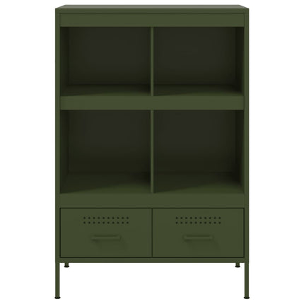 skab 68x39x101,5 cm stål olivengrøn