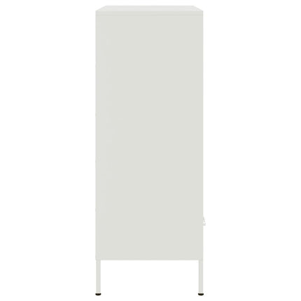 skab 68x39x101,5 cm stål hvid