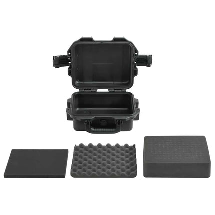 transportabel flightcase 30x24,5x12,5 cm PP sort