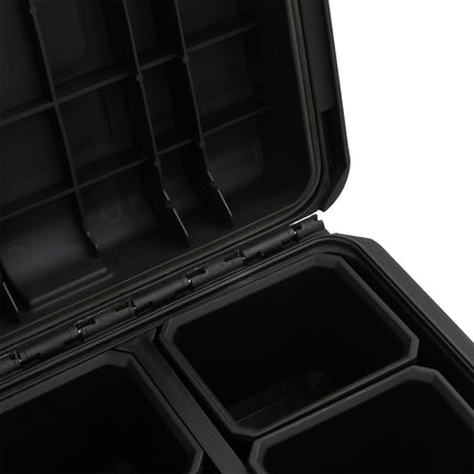 transportabel flightcase 56,5x34x16 cm PP sort