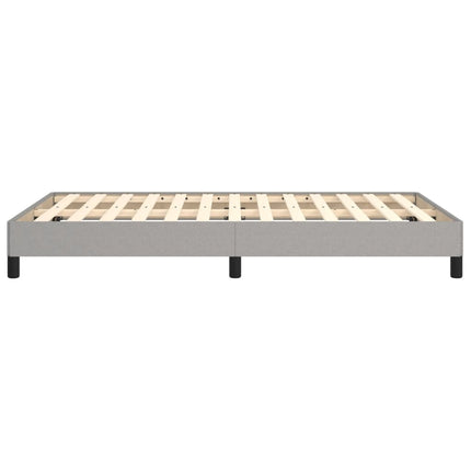 sengeramme uden madras 120x190 cm stof enkeltseng lysegrå
