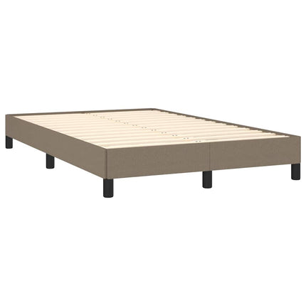sengeramme uden madras 120x190 cm stof gråbrun