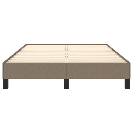 sengeramme uden madras 120x190 cm stof gråbrun