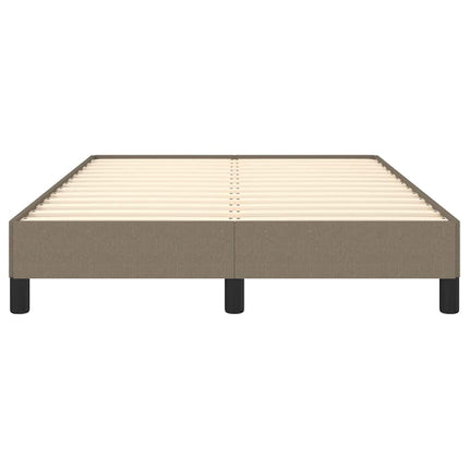 sengeramme uden madras 120x190 cm stof gråbrun