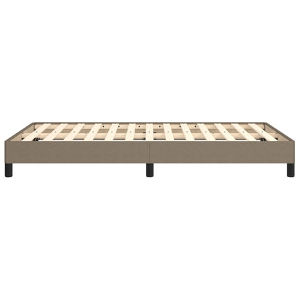 sengeramme uden madras 120x190 cm stof gråbrun