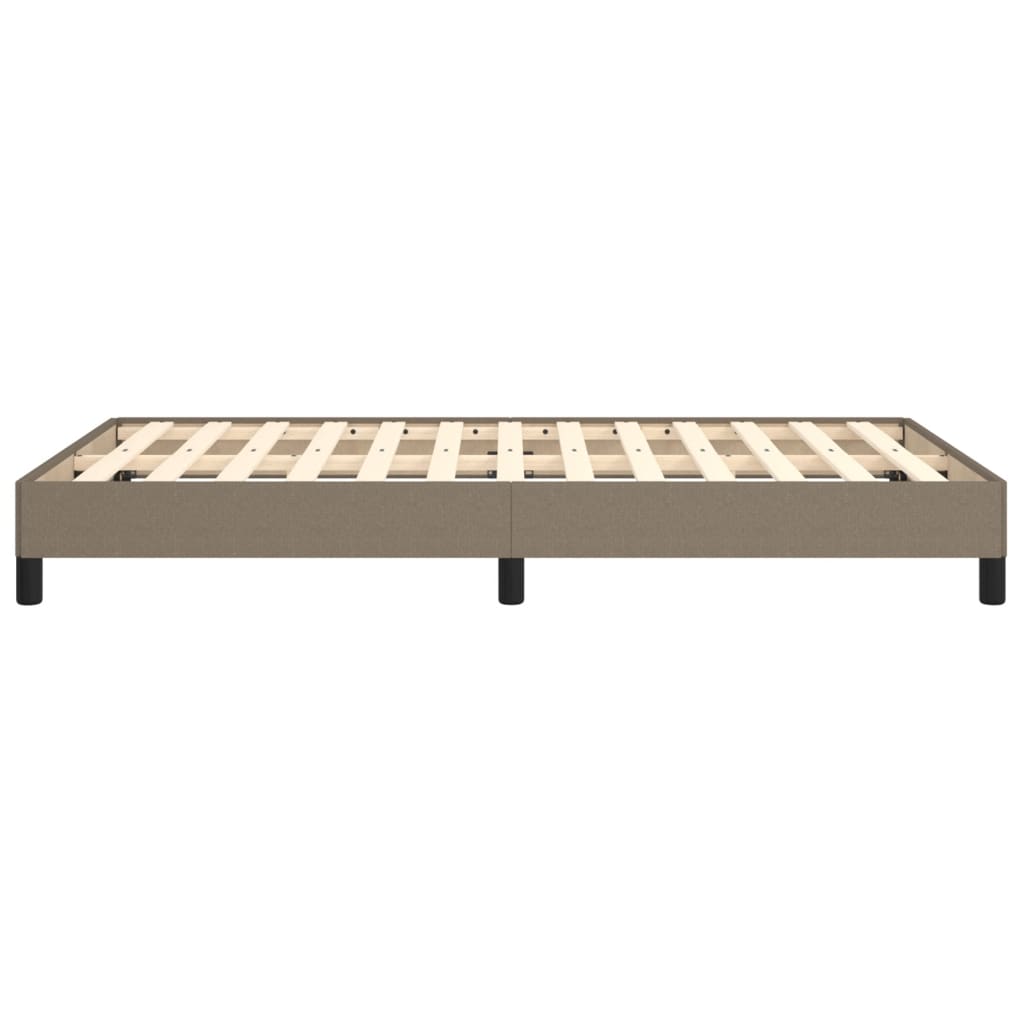 sengeramme uden madras 120x190 cm stof gråbrun