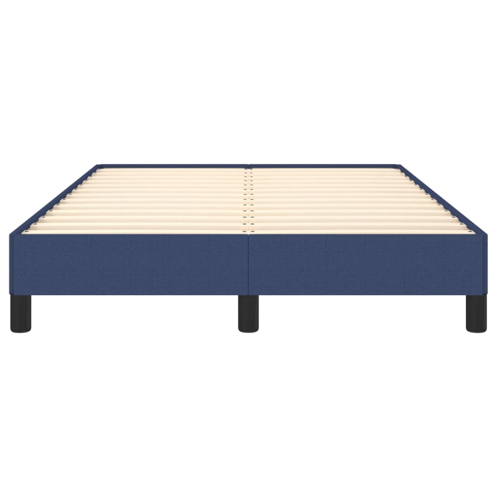 sengeramme uden madras 120x190 cm stof blå