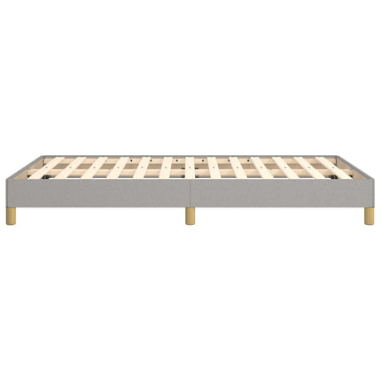 sengeramme uden madras 120x190 cm stof enkeltseng lysegrå