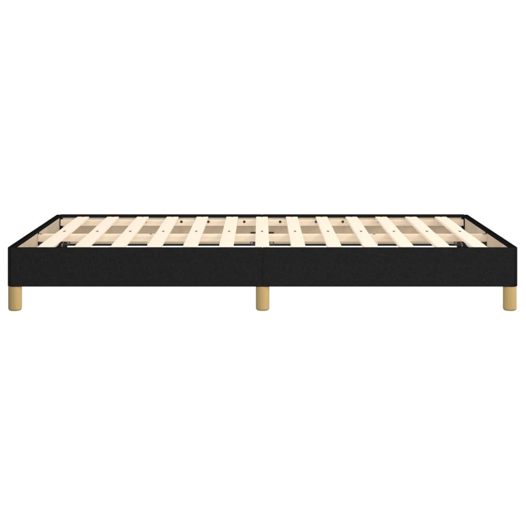 sengeramme uden madras 120x190 cm stof sort
