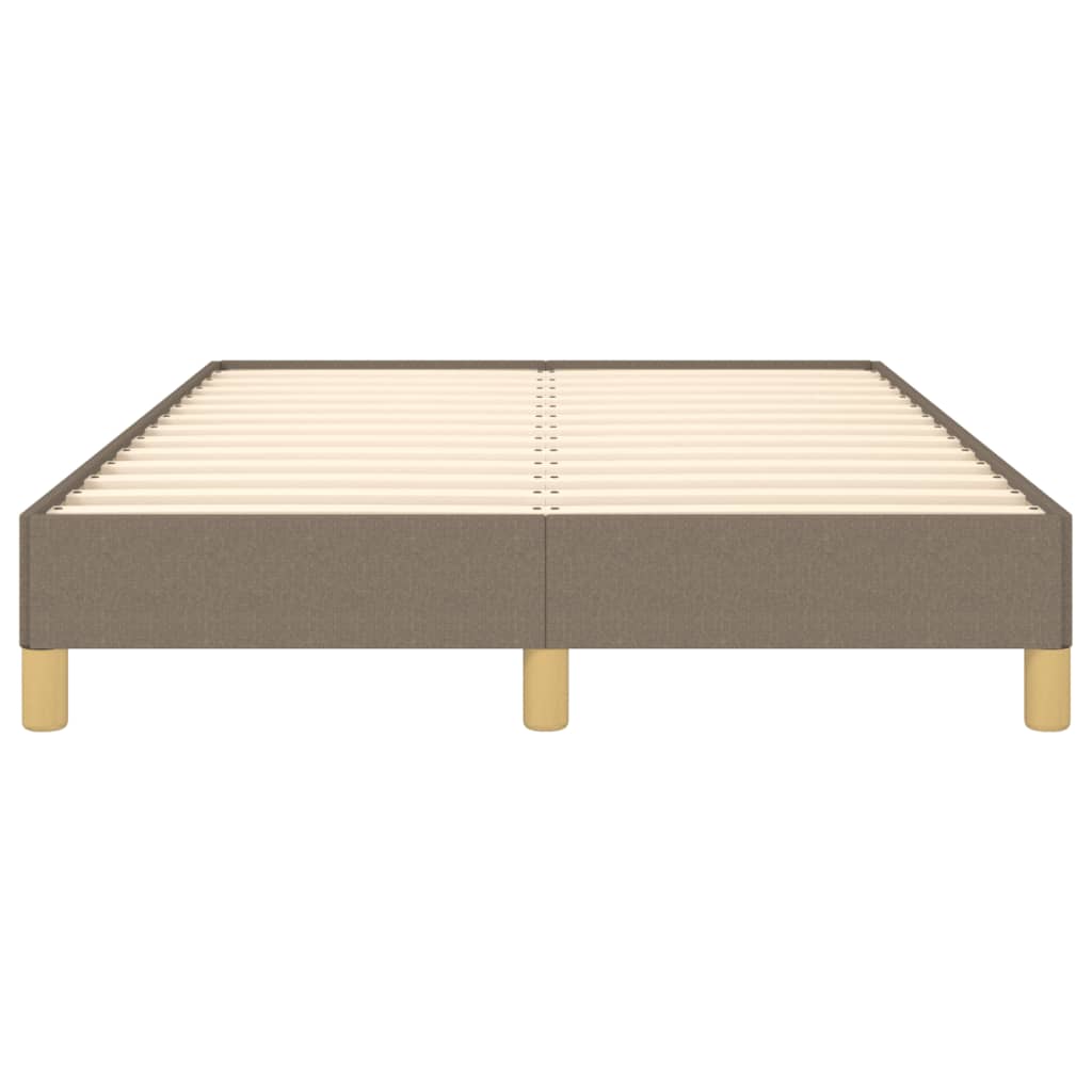 sengeramme uden madras 120x190 cm stof gråbrun