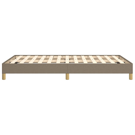 sengeramme uden madras 120x190 cm stof gråbrun
