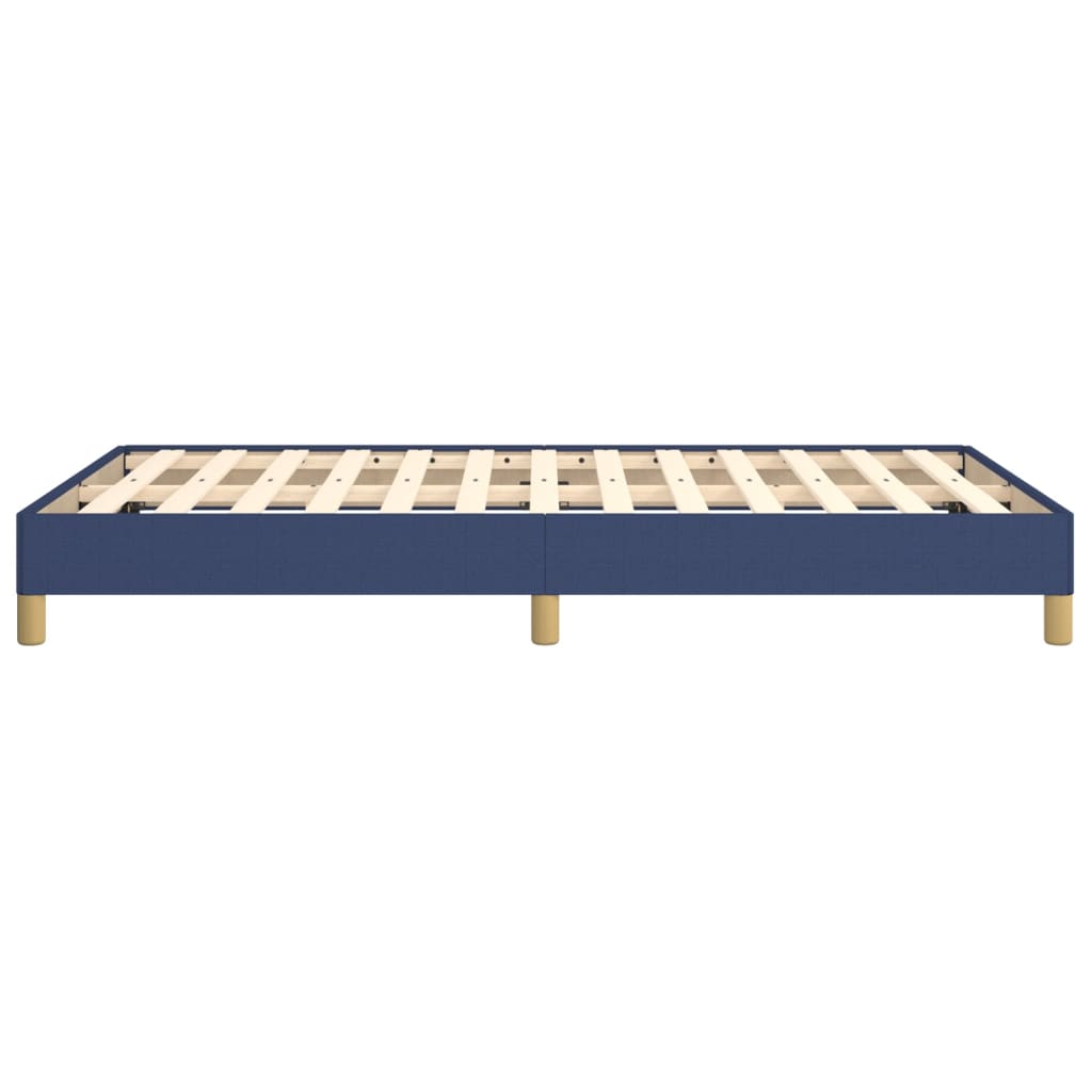 sengeramme uden madras 120x190 cm stof blå