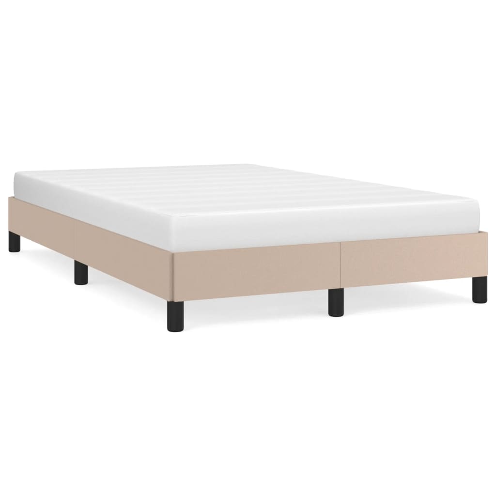 sengeramme uden madras 120x190 cm cappuccino farvet