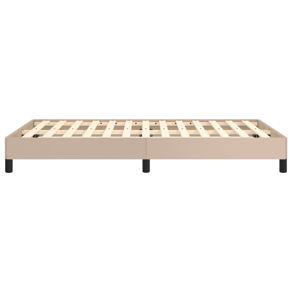 sengeramme uden madras 120x190 cm cappuccino farvet