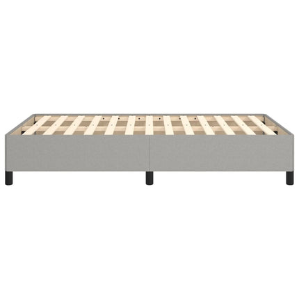 sengeramme uden madras 120x190 cm stof enkeltseng lysegrå