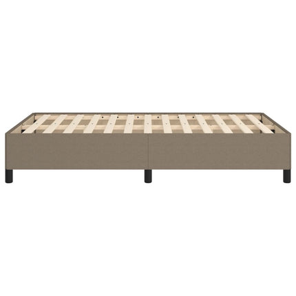 sengeramme uden madras 120x190 cm stof gråbrun