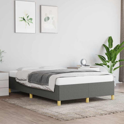 sengeramme uden madras 120x190 cm stof enkeltseng Mørkegrå