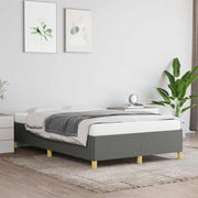 sengeramme uden madras 120x190 cm stof enkeltseng Mørkegrå