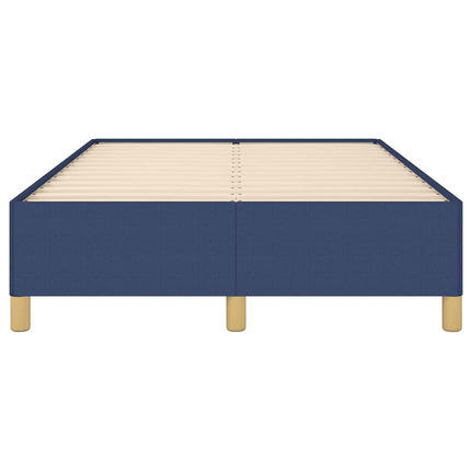 sengeramme uden madras 120x190 cm stof blå