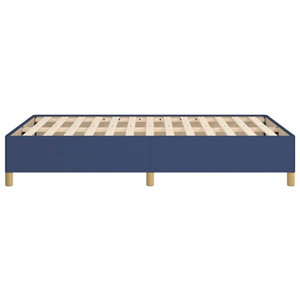 sengeramme uden madras 120x190 cm stof blå