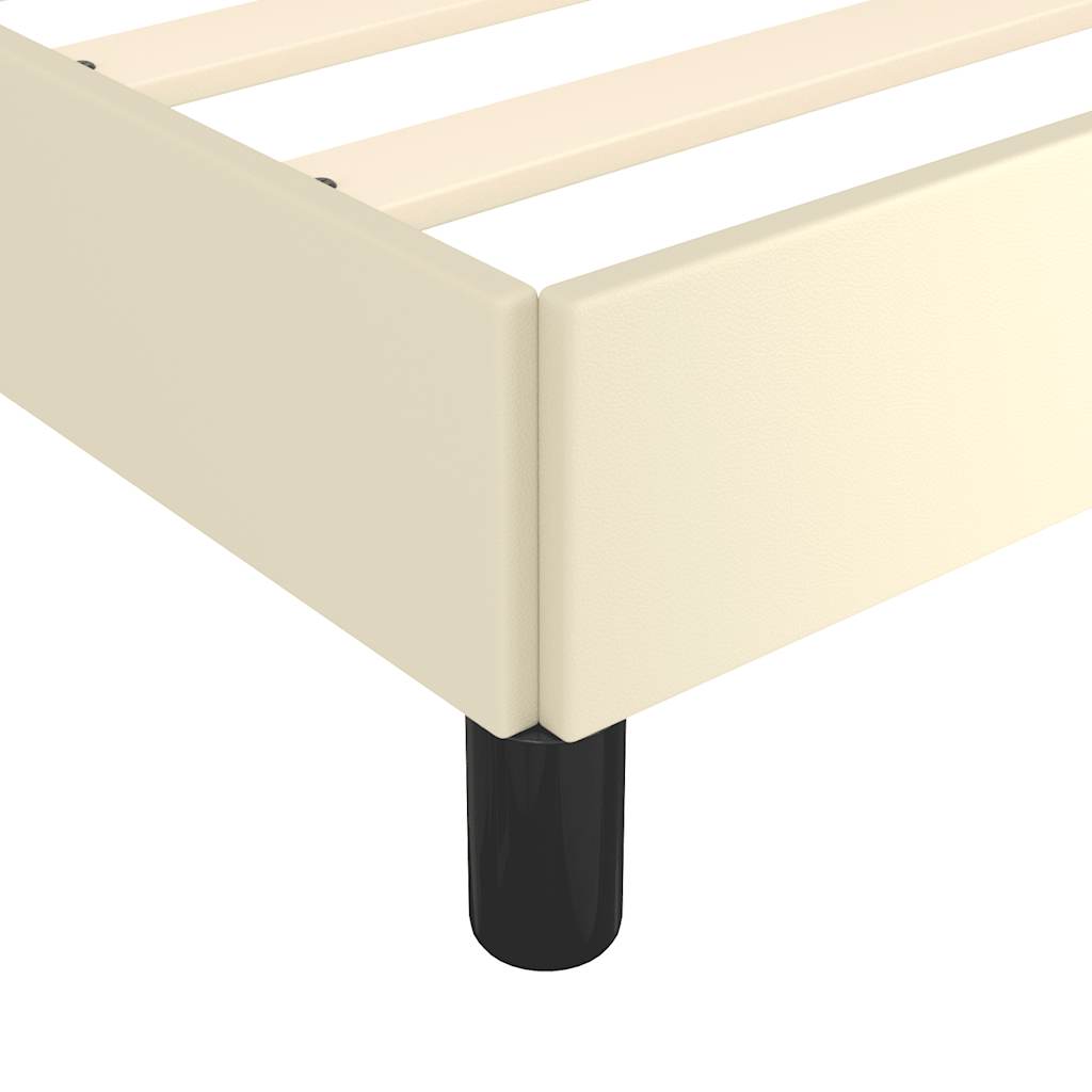 sengeramme uden madras 120x190 cm kunstlæder enkeltseng