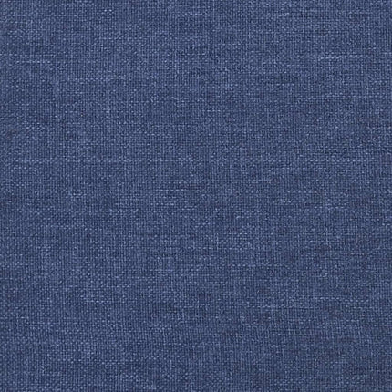 kontinentalseng med madras 120x190 cm stof blå