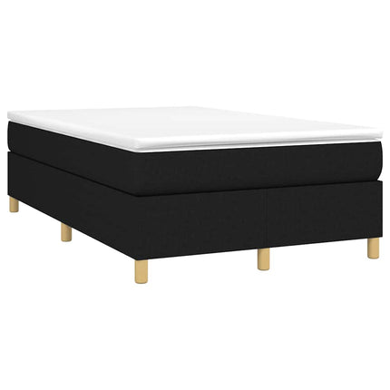 kontinentalseng med madras 120x190 cm stof sort