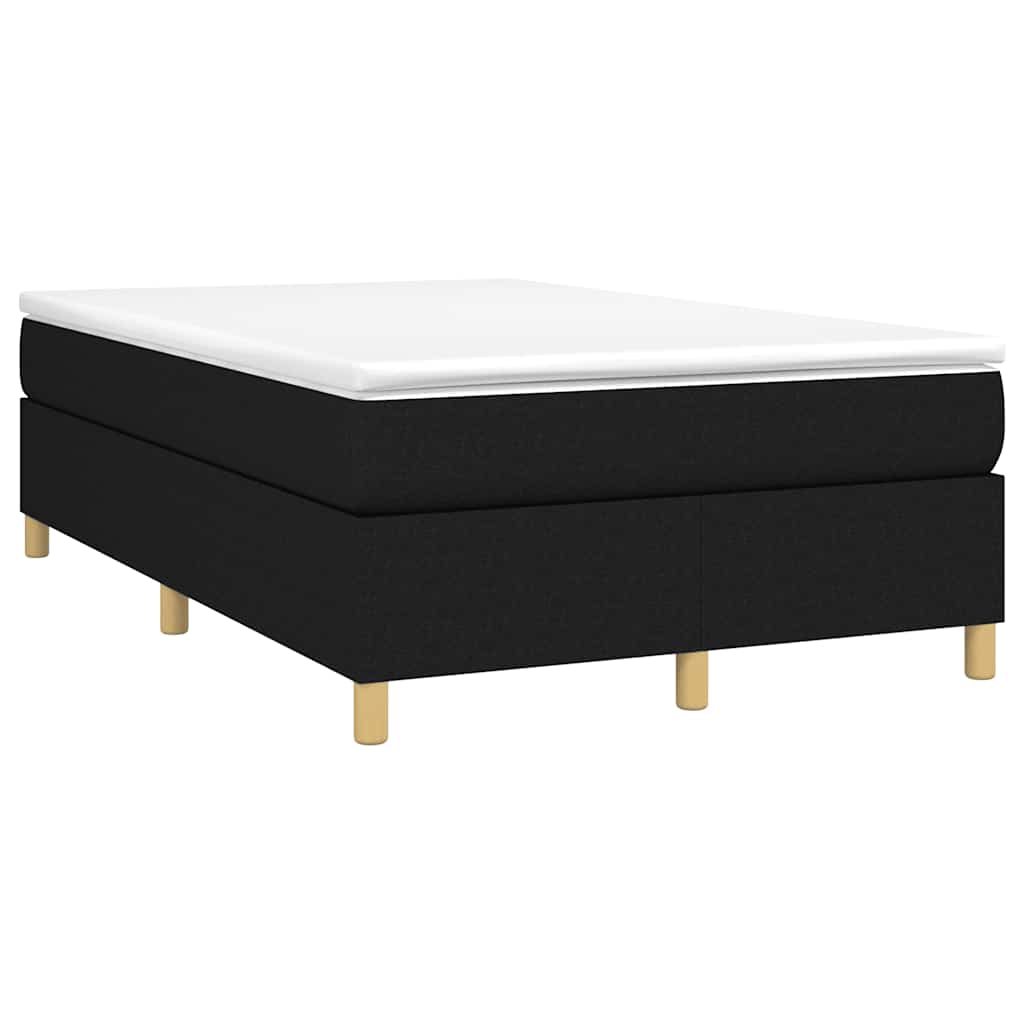 kontinentalseng med madras 120x190 cm stof sort