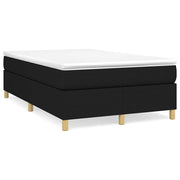 kontinentalseng med madras 120x190 cm stof sort