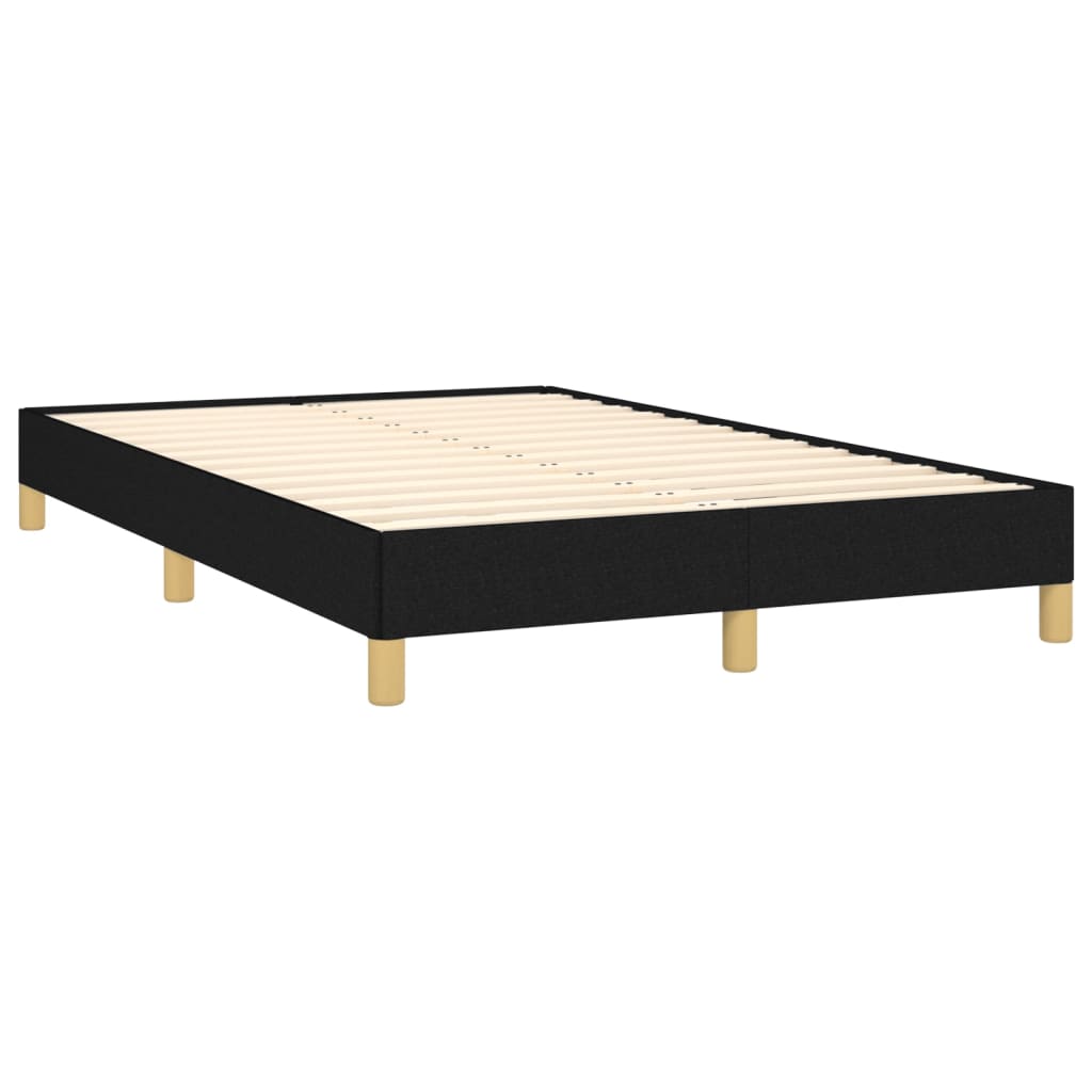kontinentalseng med madras 120x190 cm stof sort