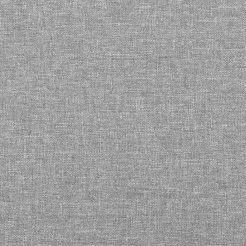 kontinentalseng med madras 120x190 cm stof lysegrå