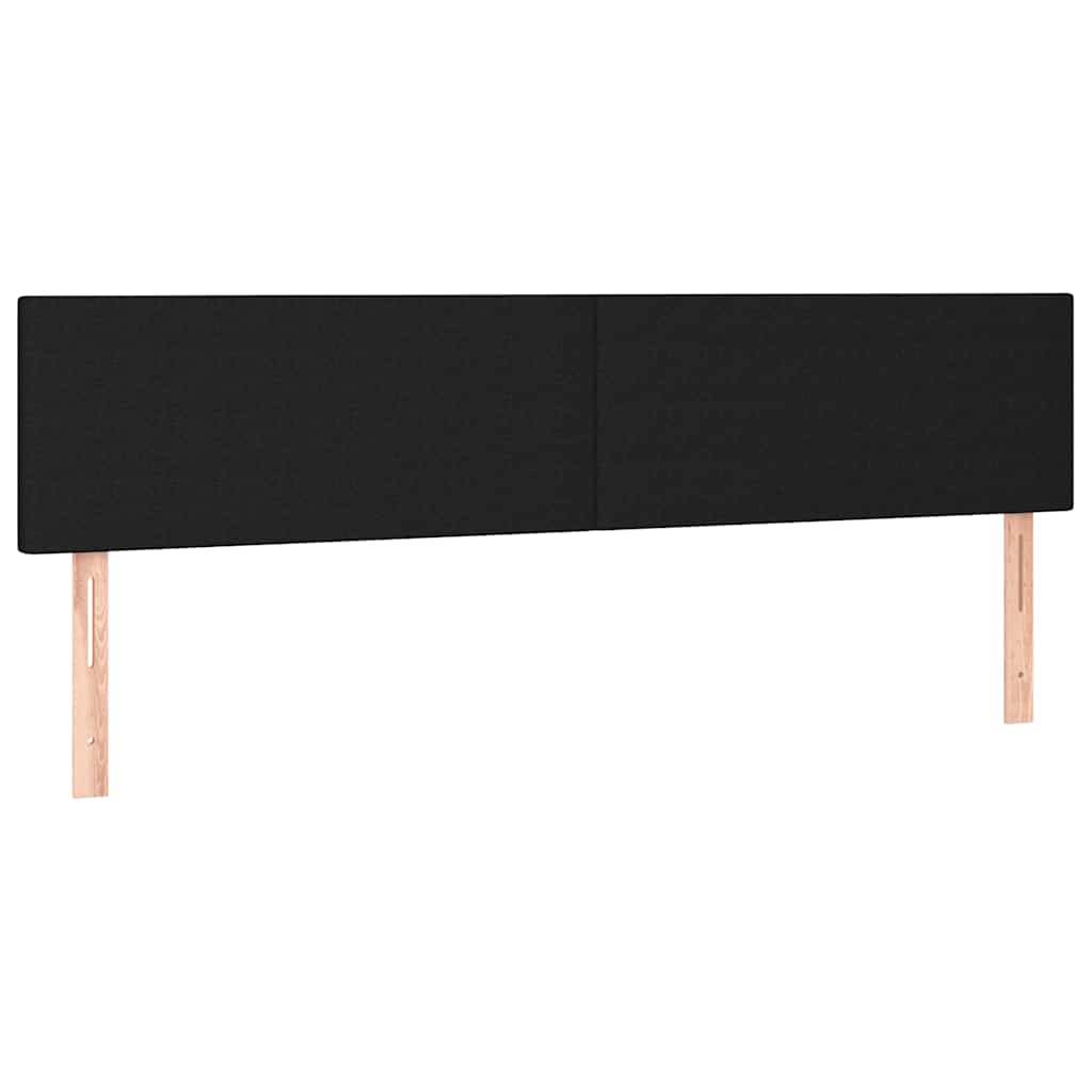 kontinentalseng med madras 120x190 cm stof sort
